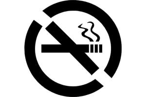 Stencil Schablone  Nichtraucher